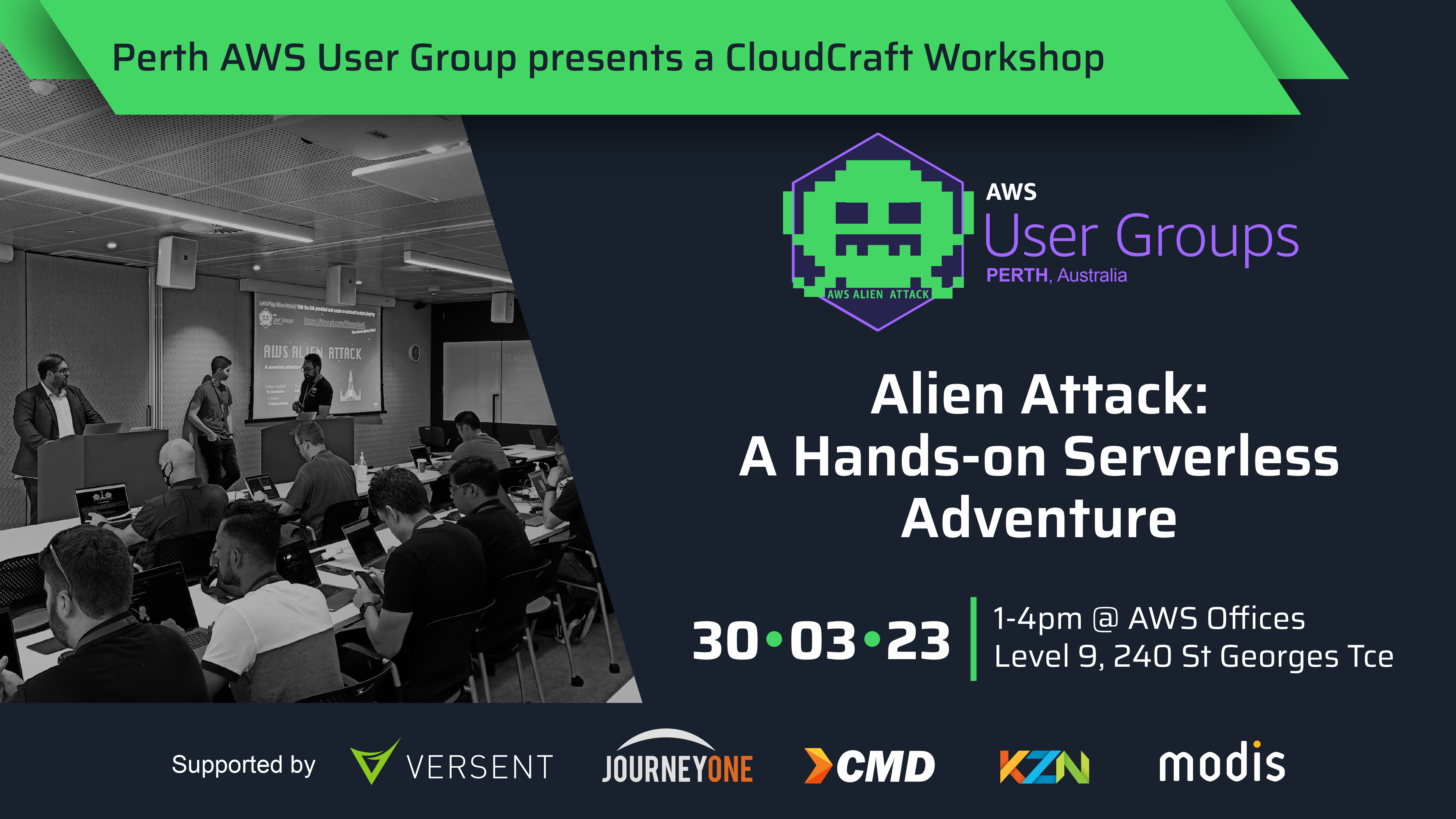 Cover Image for Alien Attack: A Hands-on Serverless Adventure