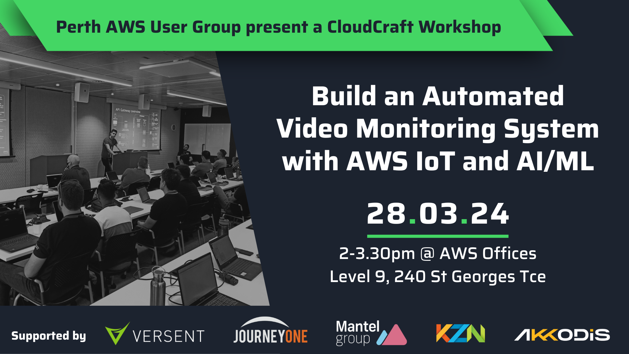 Cover Image for Build an automated video monitoring system with AWS IoT and AI/ML [CloudCraft Workshop]