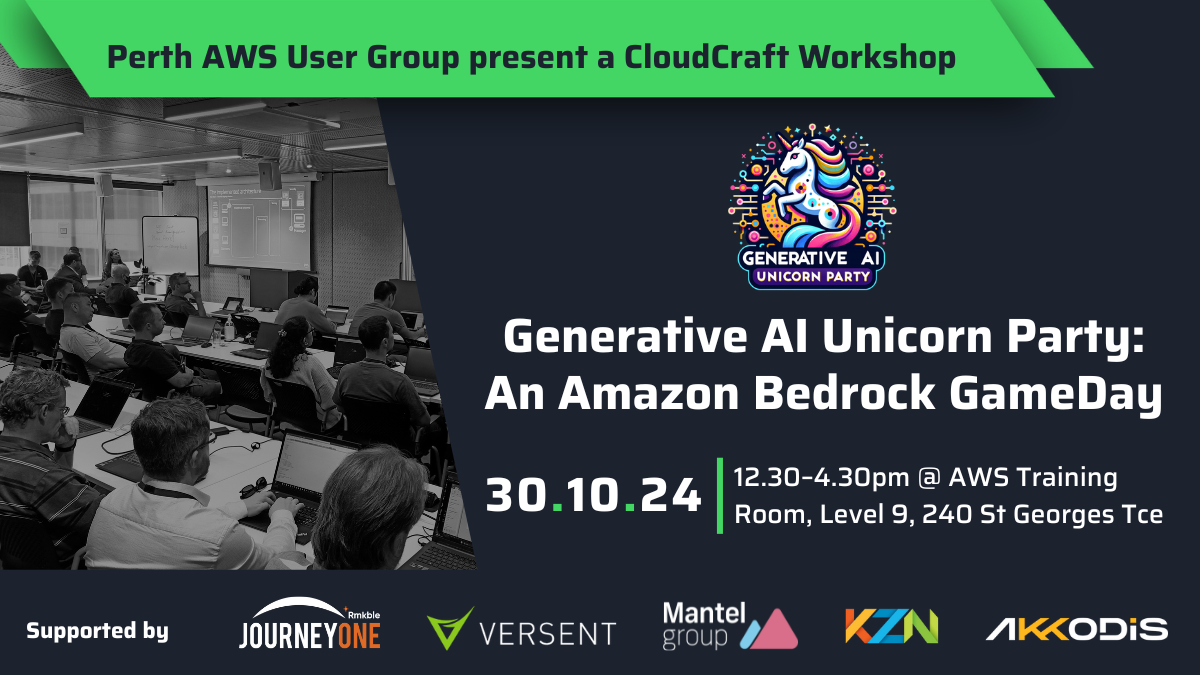 Cover Image for Generative AI Unicorn Party: An Amazon Bedrock GameDay