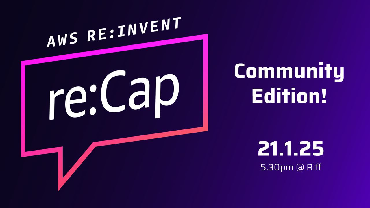 Cover Image for re:Invent re:Cap Community Edition!